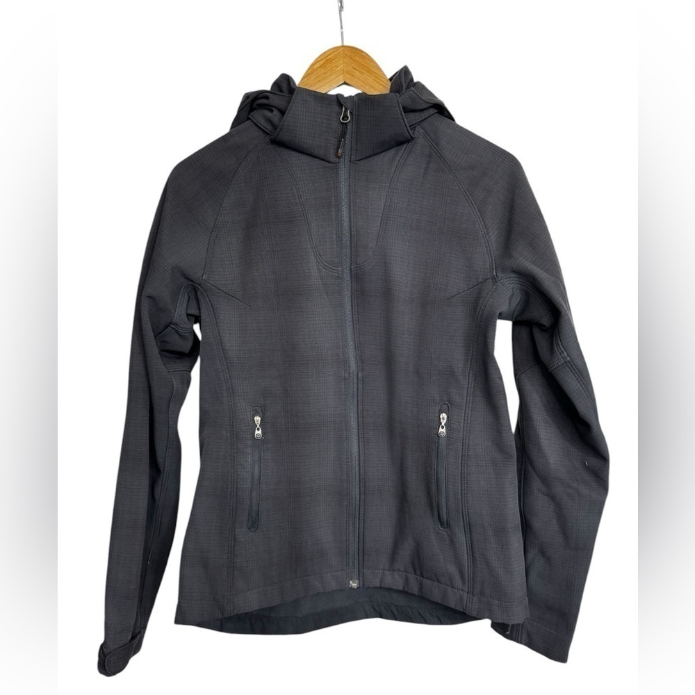 Avia Fleece Lined Full Zip Grey Jacket- Small